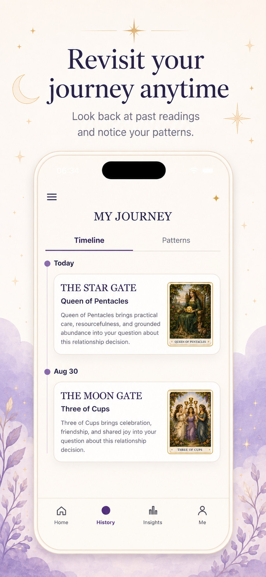 SHOULD I? My Journey saved readings