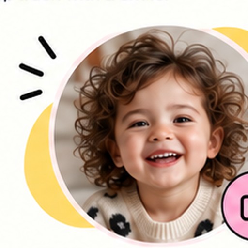 Smiling child from the Tivomi demo artwork